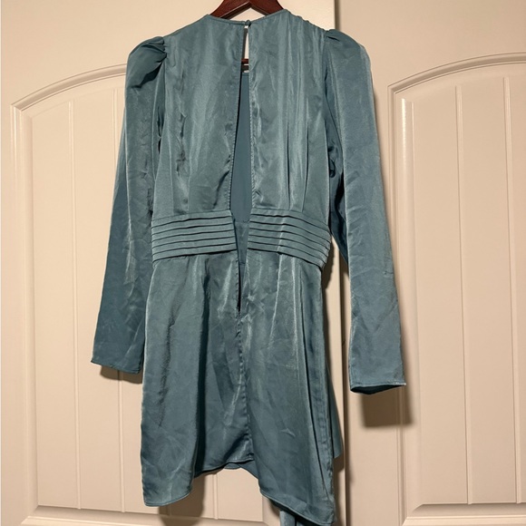 Ronny Kobo Collection Santana draped Asymmetrical Dress - Picture 5 of 7